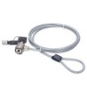 CANDADO PARA LAPTOP  MANHATTAN CON LLAVE 1.4M GRIS