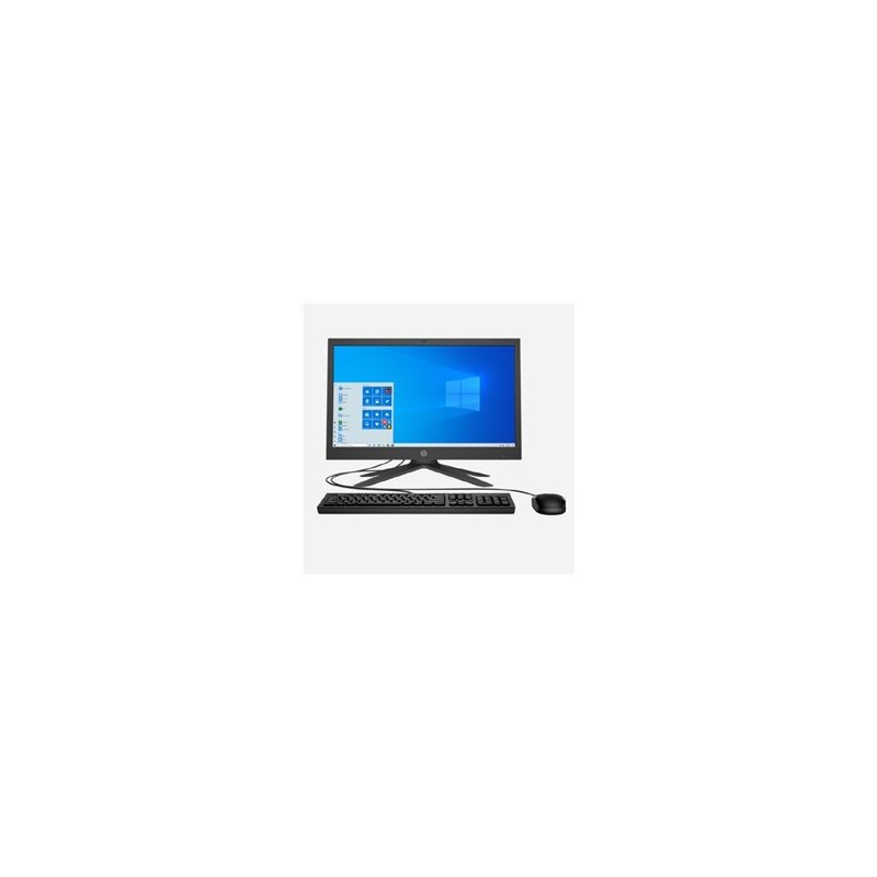 COMPUTADORA HP 200 G8 AIO INTE PJ402 20.7 4GB 128SSD M.2 NO DVD W10P64