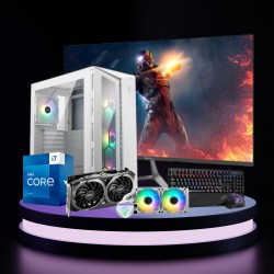 PC XTREME GAMING CORE I7-13700KF NVIDIA RTX-3070 8GB DDR6 64GB DDR4 1TB SSD MONITOR 165HZ