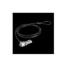 CANDADO PARA LAPTOP TECHZONE DE COMBINACION 3 EN 1 INTERCAMBIABLE 1.8M