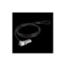 CANDADO PARA LAPTOP TECHZONE DE COMBINACION 3 EN 1 INTERCAMBIABLE 1.8M