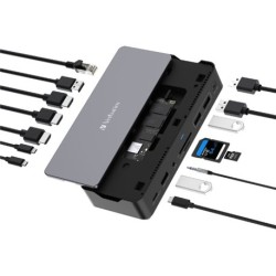 Docking Station Verbatim estación de acoplamiento USB-C Pro 15 en 1
