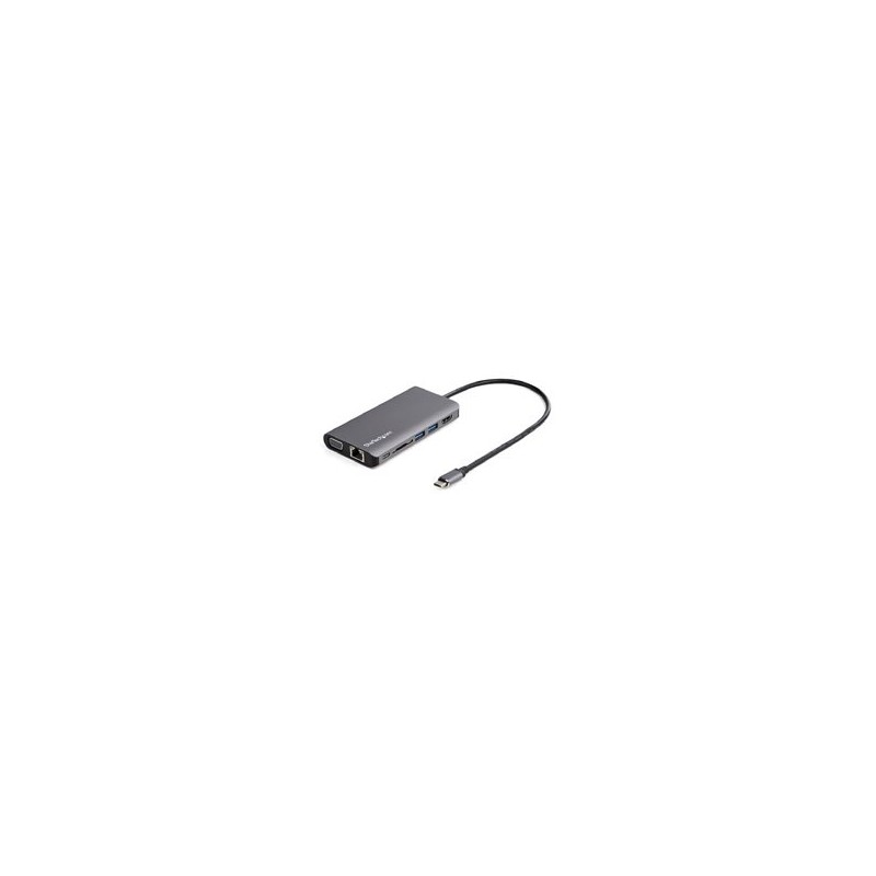 DOCKING STATION STARTECH ADAPTADOR USB-C MULTIPUERTOS - HDMI O VGA 100W PD CON CABLE DE 30CM 3 PUERTO USB 1 X USB 3.0 USB TIPO-C