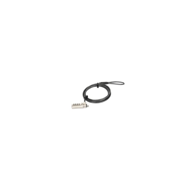 Candado para laptop Manhattan gris nano combinación 1.8mts