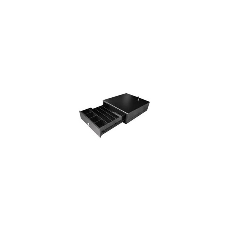 CAJON DE DINERO 3NSTAR CD200 NEGRO 3 COMPARTIMIENTOS PARA BILLETES Y 4 PARA MONEDAS