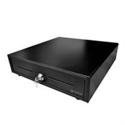 CAJON DE DINERO 3NSTAR CD350 NEGRO 5 COMPARTIMIENTOS PARA BILLETES Y 8 PARA MONEDAS RANURAS FRONTALES PARA CHEQUES
