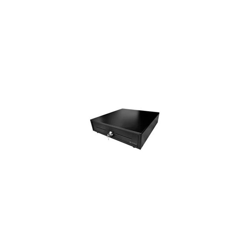 CAJON DE DINERO 3NSTAR CD350 NEGRO 5 COMPARTIMIENTOS PARA BILLETES Y 8 PARA MONEDAS RANURAS FRONTALES PARA CHEQUES