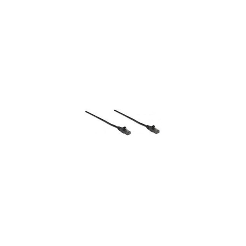 CABLE DE RED PATCH CAT6 INTELLINET RJ45 2.0 METROS 7 FT COLOR NEGRO