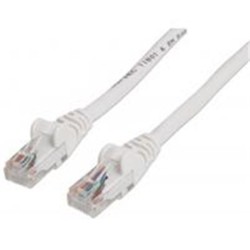 CABLE DE RED PATCH CAT6 INTELLINET RJ45 0.5 METROS 1.5 FT COLOR BLANCO