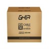BOBINA DE CABLE EXTERIOR MARCA GHIA CAT5E SIN GEL UTP CCA 305M 1000FT CERTIFICACIN CE / ROSH