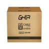 BOBINA DE CABLE EXTERIOR MARCA GHIA CAT5E SIN GEL UTP CCA 305M 1000FT CERTIFICACIN CE / ROSH