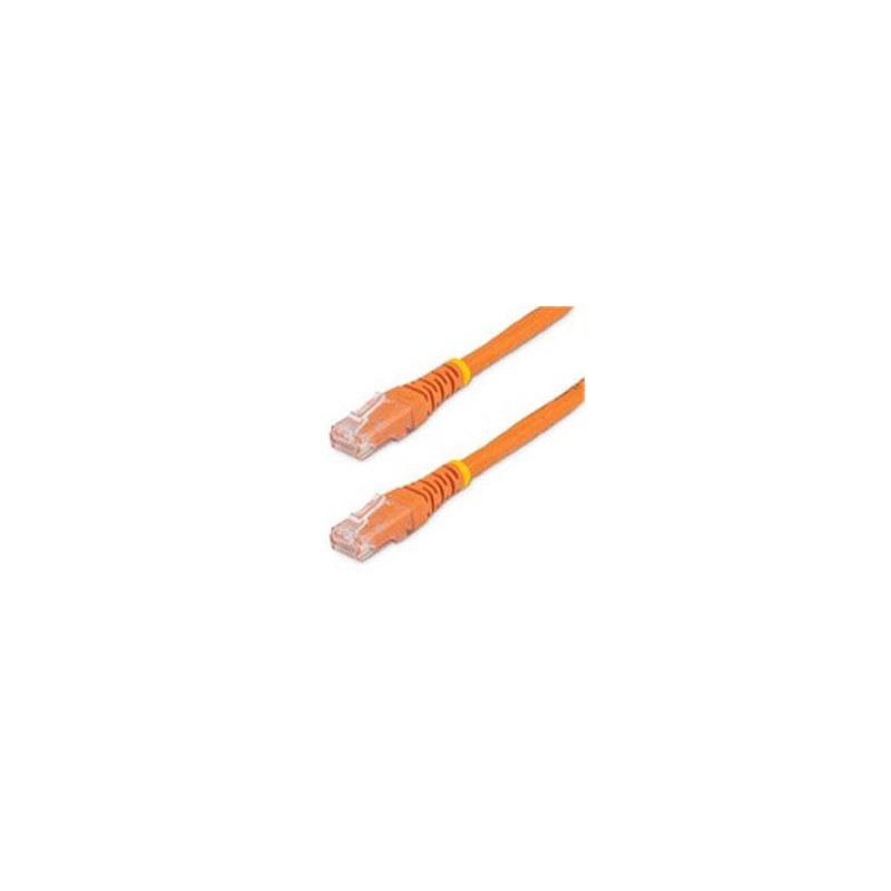 C6PATCH15OR CABLE DE RED 4.5M CATEGORIA CAT6 UTP RJ45 GIGABIT ETHERNET ETL - PATCH MOLDEADO - NARANJA - STARTECH.COM MOD. C6PATC