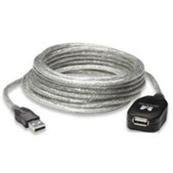 CABLE USB MANHATTAN V2.0 EXTENSION ACTIVA 4.9 M DE ALTA VELOCIDAD ENCADENABLE 15 MTS
