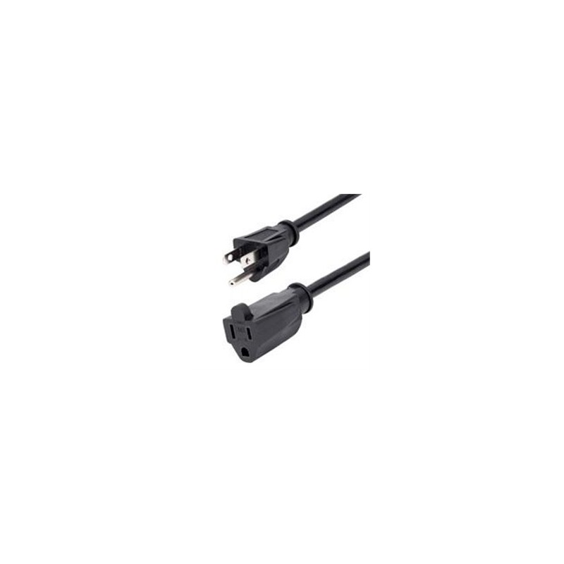 CABLE DE 2M DE EXTENSION DE ALIMENTACION - CABLE NEMA 5-15R A NEMA 5-15P - 13A 125V - 16AWG - STARTECH.COM - CABLE EXTENSOR DE A