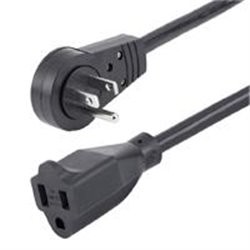 RTPAC1016 CABLE DE 1.8M DE EXTENSION DE ALIMENTACION - CABLE ALARGADOR DE CORRIENTE ROTATIVO PLANO DE 360DEG - NEMA 5-15P A NEMA