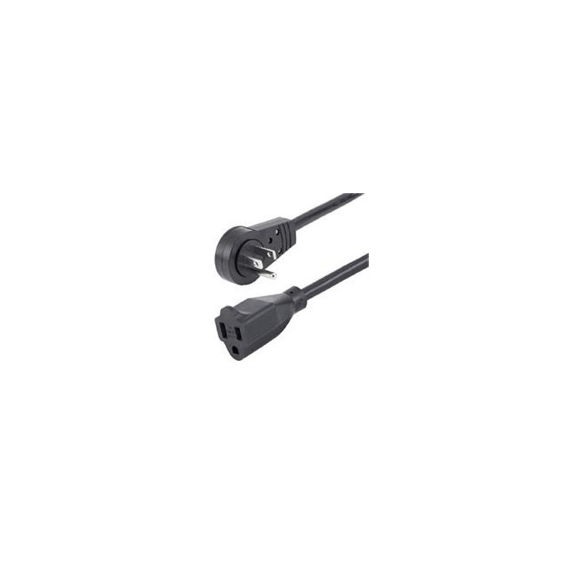 RTPAC1016 CABLE DE 1.8M DE EXTENSION DE ALIMENTACION - CABLE ALARGADOR DE CORRIENTE ROTATIVO PLANO DE 360DEG - NEMA 5-15P A NEMA
