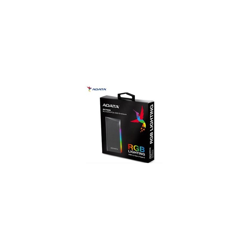 CARCASA XPG EC700 PARA M.2 NEGRO RGB PCL COMPATIBLE CON XBOX SERIES S Y SERIES X