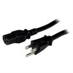 CABLE DE 2.4M 14AWG DE ALIMENTACIÓN PARA COMPUTADORA PC NEMA5-15P A C15 - PARA FUENTE DE PODER CON TIERRA ATERRIZADO - STARTECH.