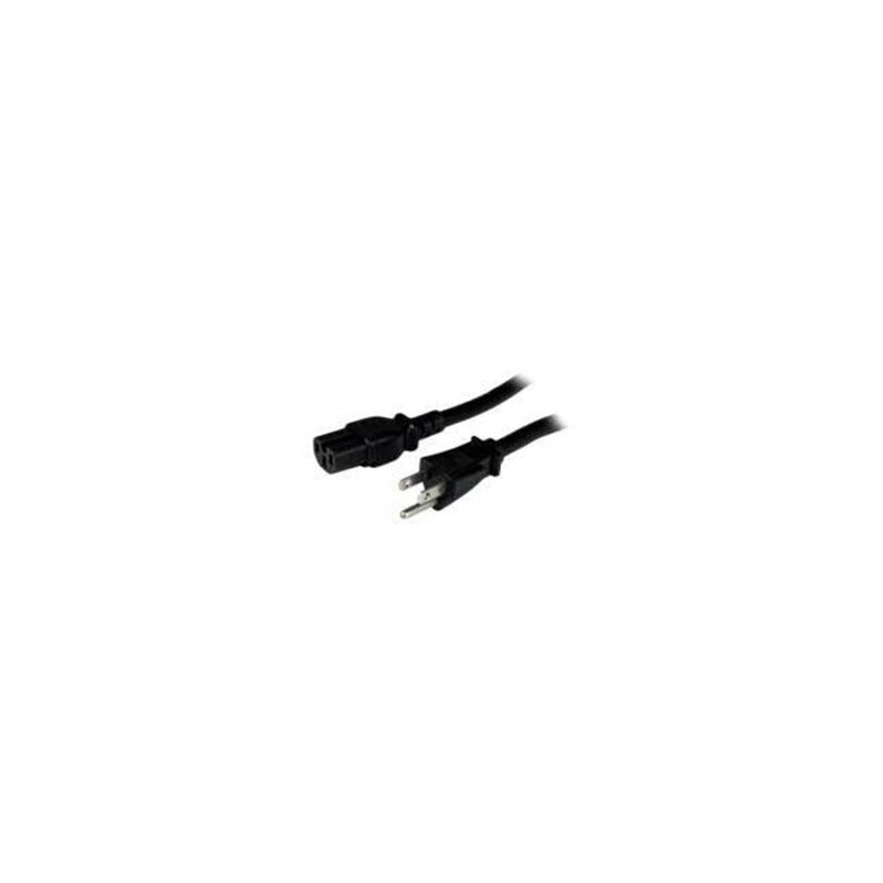CABLE DE 2.4M 14AWG DE ALIMENTACIÓN PARA COMPUTADORA PC NEMA5-15P A C15 - PARA FUENTE DE PODER CON TIERRA ATERRIZADO - STARTECH.