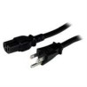 CABLE DE 2.4M 14AWG DE ALIMENTACIÓN PARA COMPUTADORA PC NEMA5-15P A C15 - PARA FUENTE DE PODER CON TIERRA ATERRIZADO - STARTECH.