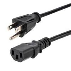 PXT10120 CABLE DE 6M DE ALIMENTACION DE COMPUTADORA, NEMA 5-15P A C13, 10A 125V, 18AWG, CABLE DE REPUESTO PARA IMPRESORA - START