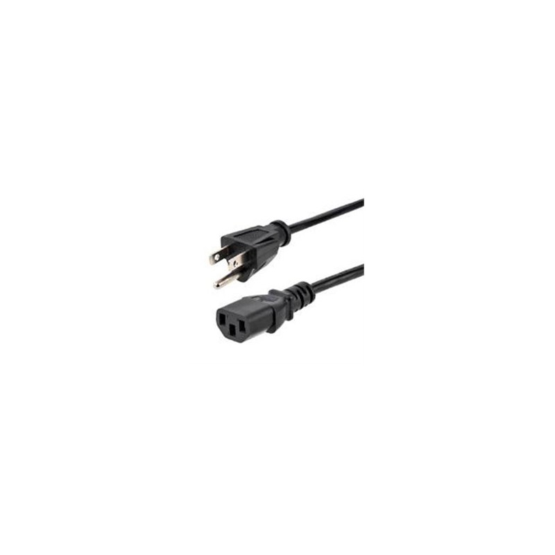 PXT10120 CABLE DE 6M DE ALIMENTACION DE COMPUTADORA, NEMA 5-15P A C13, 10A 125V, 18AWG, CABLE DE REPUESTO PARA IMPRESORA - START