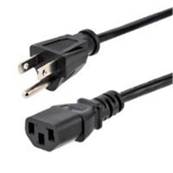 PXT10120 CABLE DE 6M DE ALIMENTACION DE COMPUTADORA, NEMA 5-15P A C13, 10A 125V, 18AWG, CABLE DE REPUESTO PARA IMPRESORA - START
