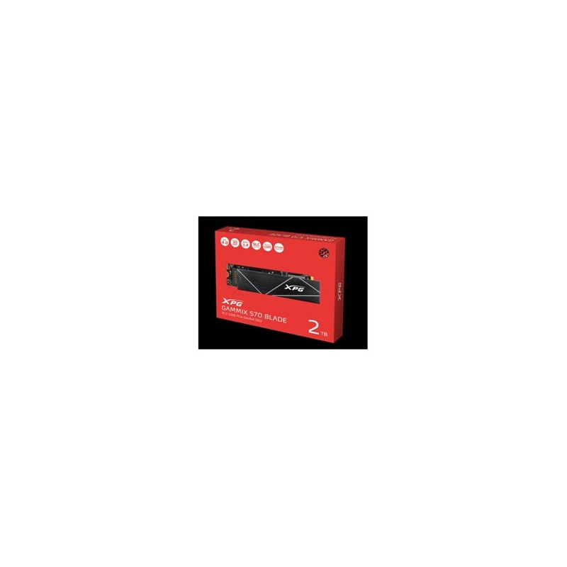 SSD M.2 2280 NVME/PCIE ADATA XPG 2TB GAMMIX S70 AGAMMIXS70B-2T-CS