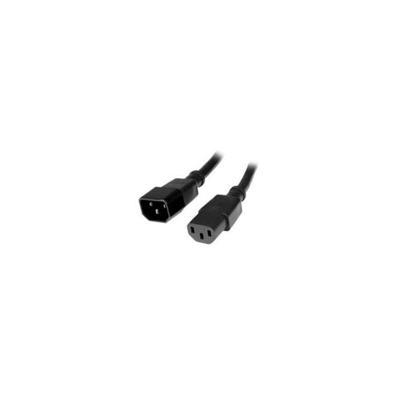 CABLE DE 14 AWG EXTENSOR DE EXTENSIN ESTNDAR DE 90CM DE CORRIENTE PARA COMPUTADORA PC C14 A C13 - STARTECH.COM MOD. PXT100143