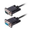 9FMNM-3M-RS232-CABLE CABLE DE 3M SERIAL RS232 PARA MODEM NULO, CROSSOVER CRUZADO BLINDADO, CABLE DB9 PUERTO COM HEMBRA A MACHO C
