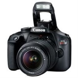 CAMARA CANON EOS REBEL T100 18 MP CMOS PANTALLA 2.7, FULL HD 30P EF-S 18-55MM F/3.5-5.6 III