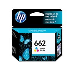 TINTA HP 662 CZ104AL TRICOLOR DESKJET 1015/1515/2515/3515/3545/4645/2545/2645 (100 PAG)