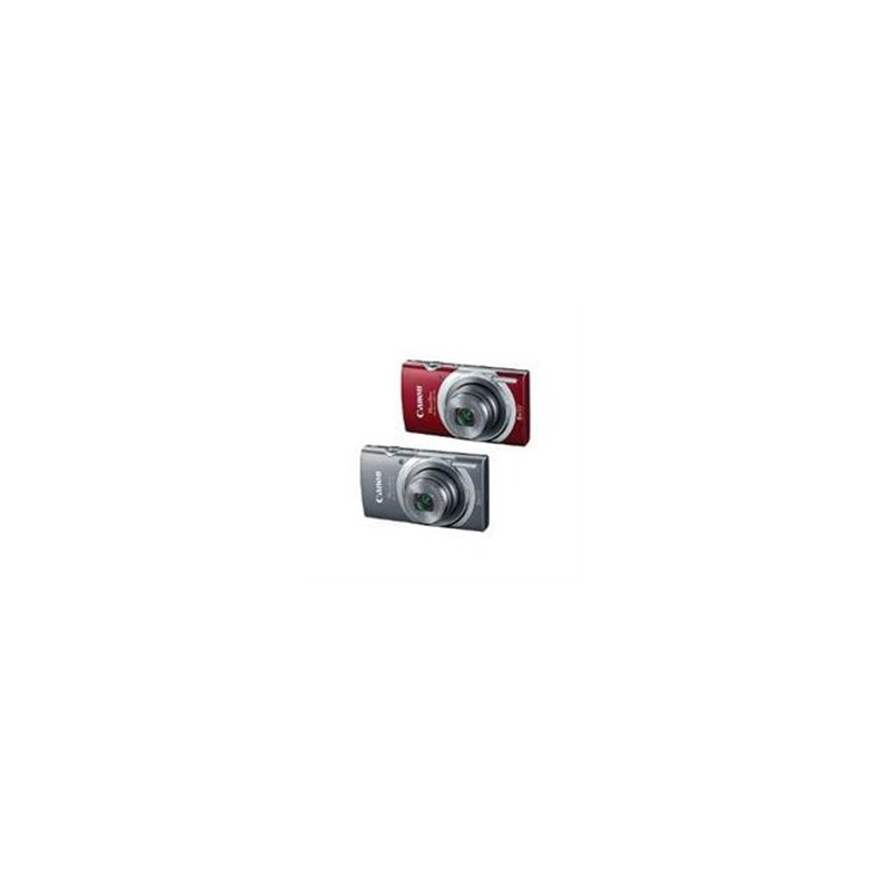CAMARA CANON POWERSHOT ELPH 180 20MP 8X LCD 2.7 BAT.LITIO V.HD ESTABILIZADOR COLOR PLATA