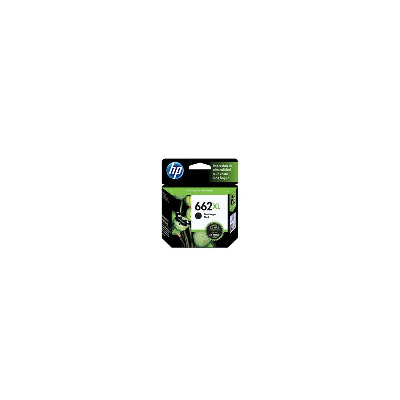 TINTA HP 662 XL CZ105AL NEGRO DESKJET 1015/1515/2515/3515/3545/4645/2545/2645 ALTO RENDENDIMIENTO (330 PAG)