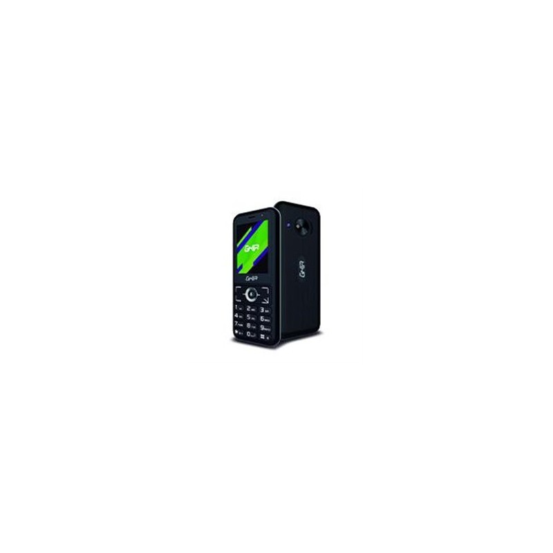 GHIA SMART FEATURE PHONE 3G/ KAIOS / 2.4 PULG / MEDIATEK MT6572 / DUALSIM / 512MB RAM / 4GB ROM/ WIFI / BT / NEGRO CON GRIS