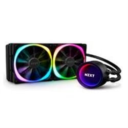 DISIPADOR DE ENFRIAMIENTO LIQUIDO NZXT KRAKEN X53 240MM AIO VENTILADORES RGB INTEL LGA 1200, 1151, 1150, 1155, 1156, 1366, 2011,