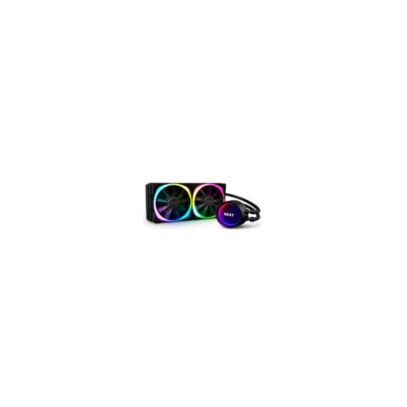 DISIPADOR DE ENFRIAMIENTO LIQUIDO NZXT KRAKEN X53 240MM AIO VENTILADORES RGB INTEL LGA 1200, 1151, 1150, 1155, 1156, 1366, 2011,