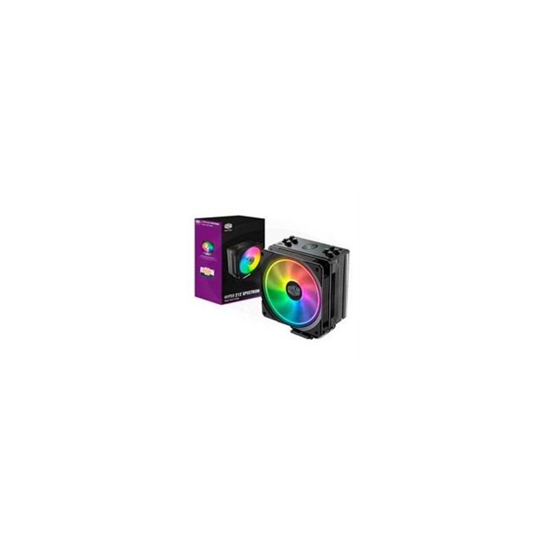 DISIPADOR COOLER MASTER HYPER 212 SPECTRUM RGB LGA 2066/2011-V3 / 2011/1151/1150/1155/1156/1366/775/AMD AM4 / AM3 + / AM3 / AM2