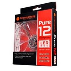 VENTILADOR THERMALTAKE PURE 12 LED ROJO/120MM/1000 RPM/19.5 DBA