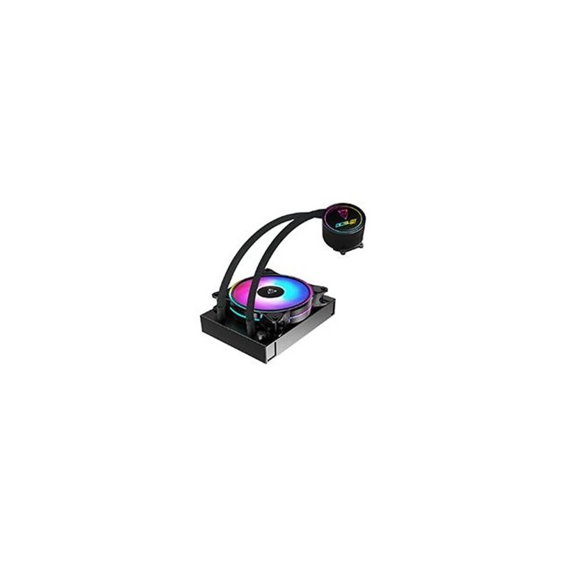 DISIPADOR DE ENFRIAMIENTO LIQUIDO OCELOT MODELO OEL120. 120MM AIO RGB INTEL SOCKET LGA/ 2011/1366/115X/775 CPUS AMD AM3/AM3/AM2/