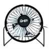 MINI VENTILADOR DE ESCRITORIO GHIA METALICO COLOR NEGRO ALIMENTACION USB