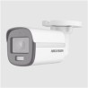Camara Hikvision Bullet Turbo 2 Mpx Lente 2.8 mm Ir 20 mts Metalica Exterior DS-2CE10DF0T-LFS Microfono Integrado Dual Light