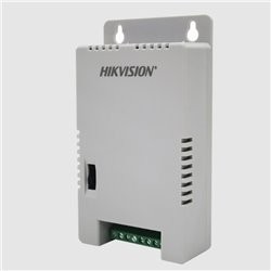Kit Hikvision fuente de poder 12 vcd 1 a 4 salidas conector tipo block + cable de corriente