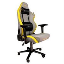 SILLA GAMER BALAM RUSH / THUNDER COMP DARK-LIGHT EDITION /MARIPOSA/ CLASE 4/ INCLINACION DE 90 A 180 GRADOS/ GRIS Y AMARILLO /BR