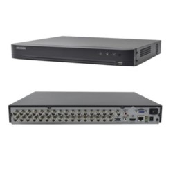 Dvr Hikvision 32 Canales 5 Mpx lite turbohd 8 Canales ip / 2 Bahias de Disco Duro/ 32 Canal de audio por Coaxitron
