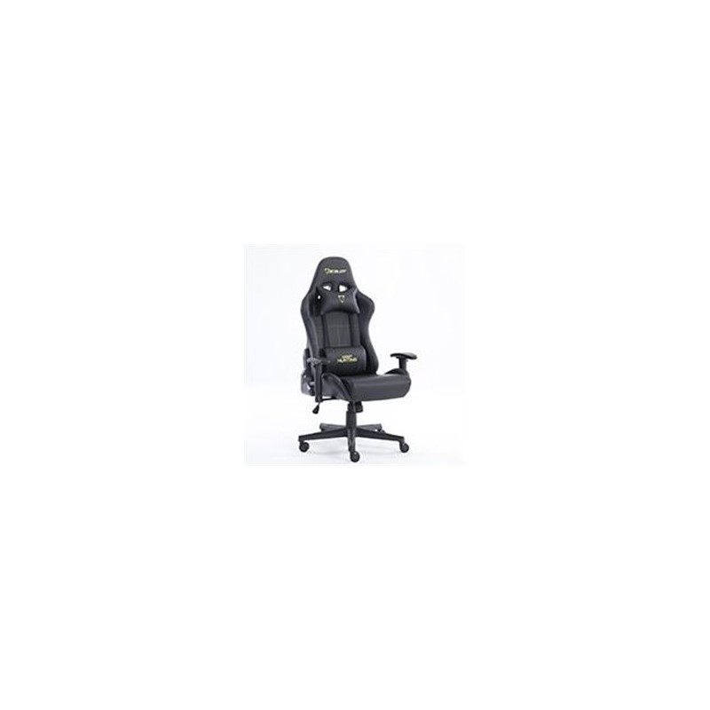 SILLA GAMER OCELOT/ COLOR NEGRO / BASE AJUSTABLE Y DE PLASTICO / DESCANSA BRAZOS AJUSTABLES / ANGULO DE INCLINACION 155 GRADOS/