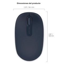 MOUSE INALAMBRICO MICROSOFT MOD 1850 AZUL WOOL