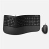 KIT TECLADO Y MOUSE MICROSOFT ERGONOMICO  ALAMBRICO USB  ESPAÑOL  NEGRO (RJU-00003)