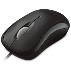 MOUSE MICROSOFT ALAMBRICO BASICO OPTICO USB NEGRO (P58-00061)