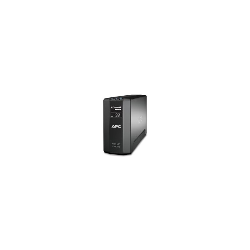 UPS APC PRO BR700G 700VA/ 420W AVR PANTALLA LCD 6 NEMA 5-15R (3 CON RESPALDO BATERIA)